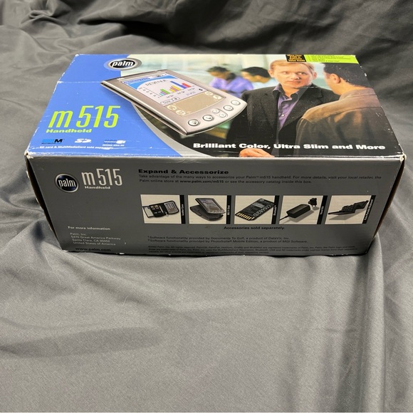 Palm Handheld m515 with Black Leather Case - Picture 7 of 7